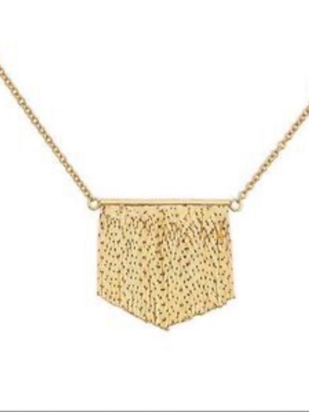 Uncommon James Fringe necklace- gold